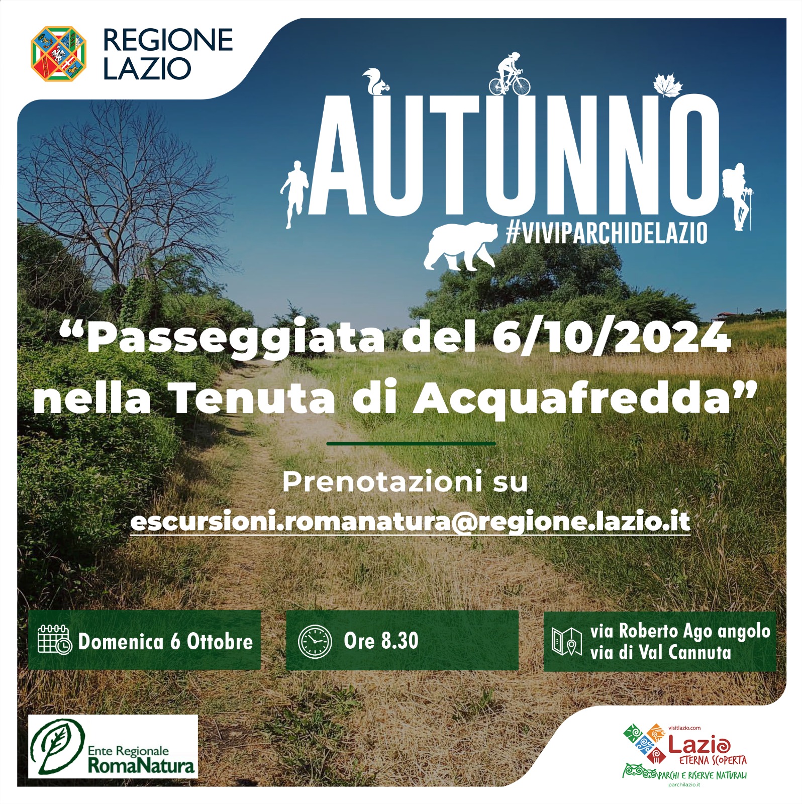 escursione tenuta acqua fredda 6 ottobre 2024