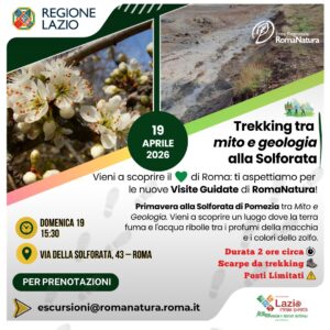 Visita naturalistisca solforata 19 aprile 2026 - Romanatura