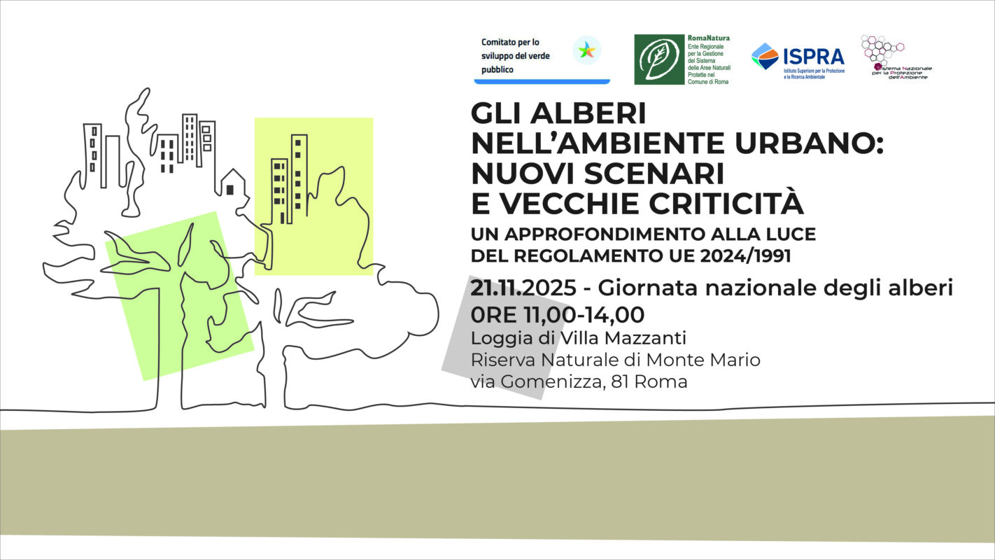 Giornata nazionale dell'albero - Gli alberi nell'ambiente urbano-Ispra-loghi-istituzionali