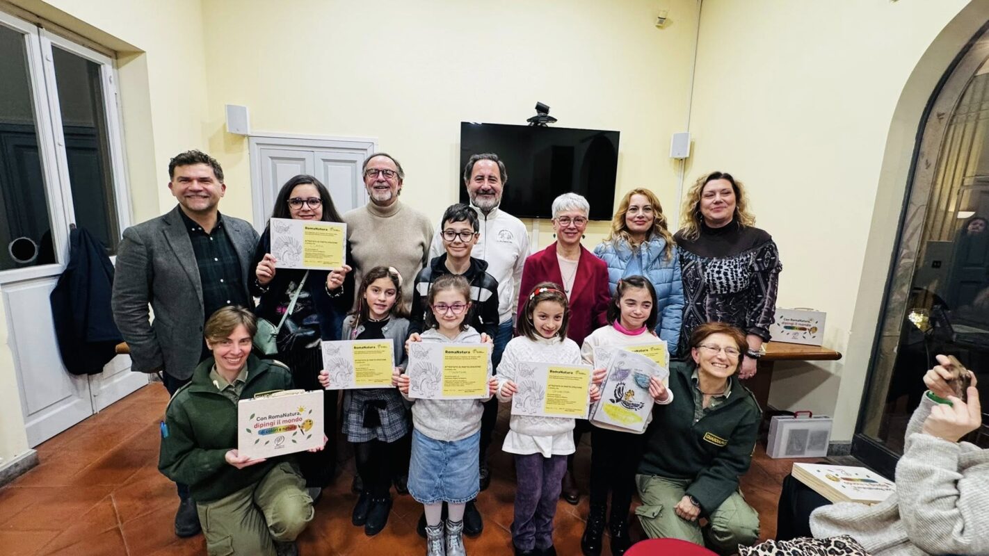 Premiazione del concorso-Colora la Natura-presidente-RomaNatura-marco-visconti