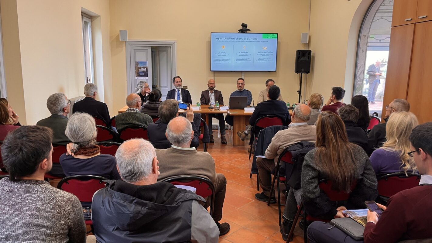 Workshop-Tra Terra e Acqua-romanatura-15-gennaio-2026-presidente-romanatura-marco-visconti-apre-i-lavori
