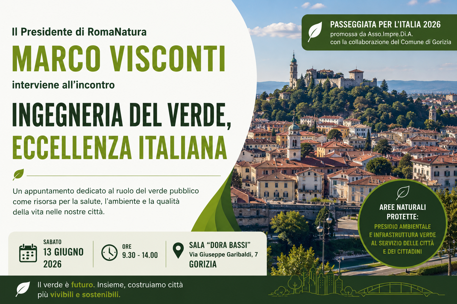 News-Marco Visconti di RomaNatura all’incontro Ingegneria del Verde-gorizia-2026-2